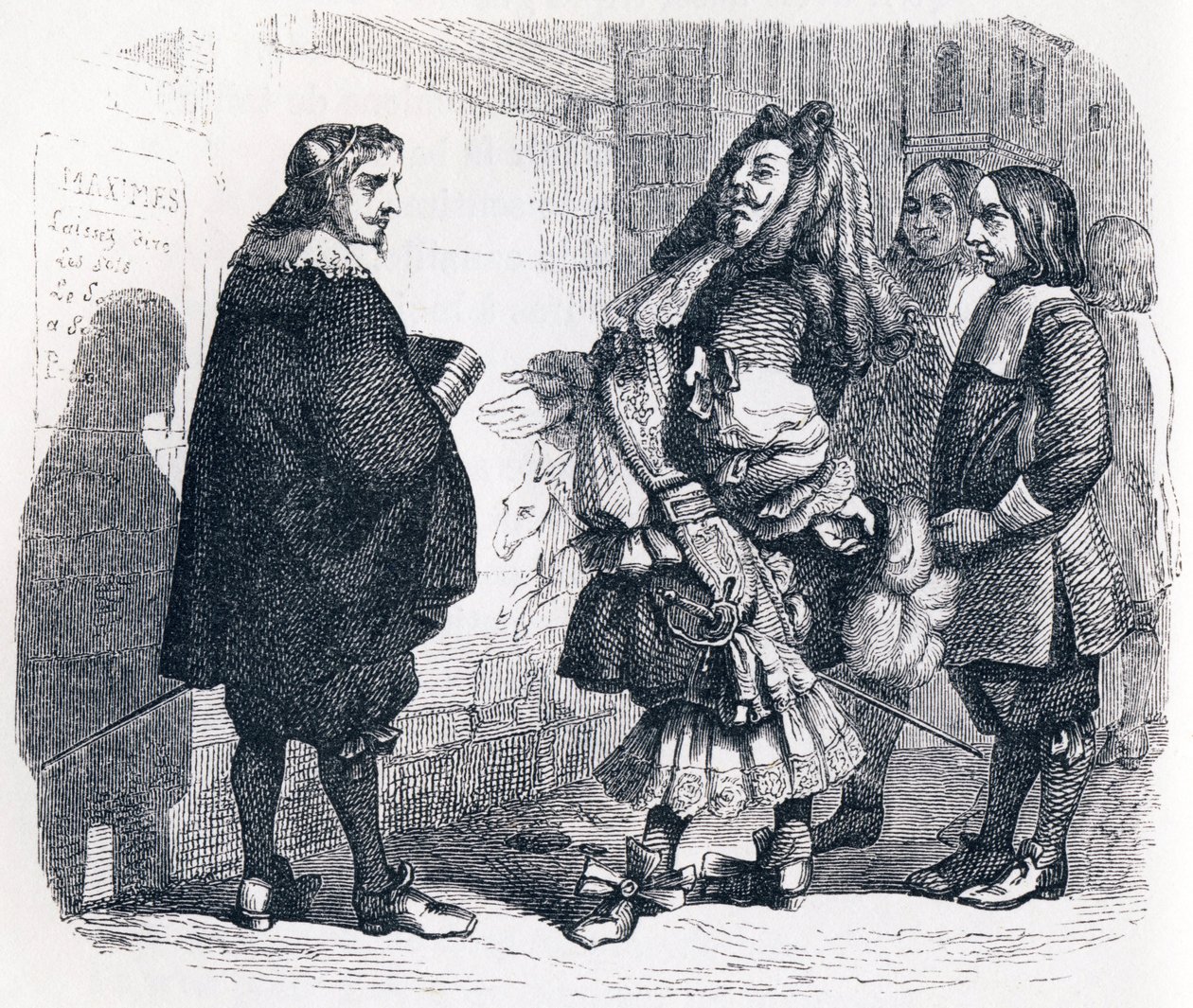 Vetenskapens fördel - Fables av La Fontaine av Grandville