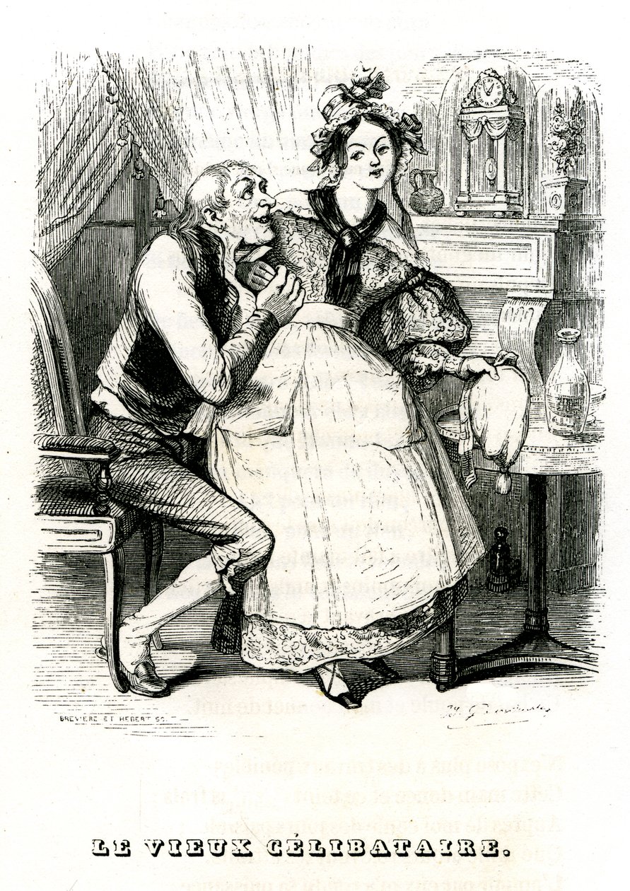 Den gamle ungkarlen av Grandville (1803 47)
