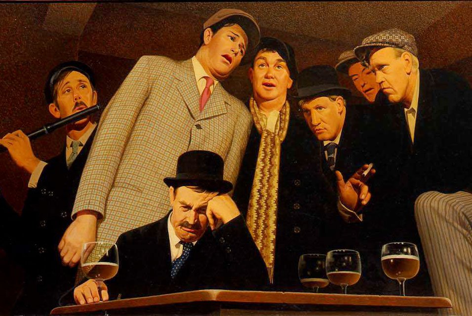  Sentimental Balladn  av Grant Wood