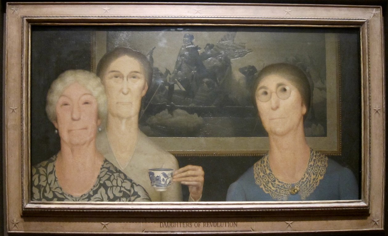 Daughters of Revolution  av Grant Wood