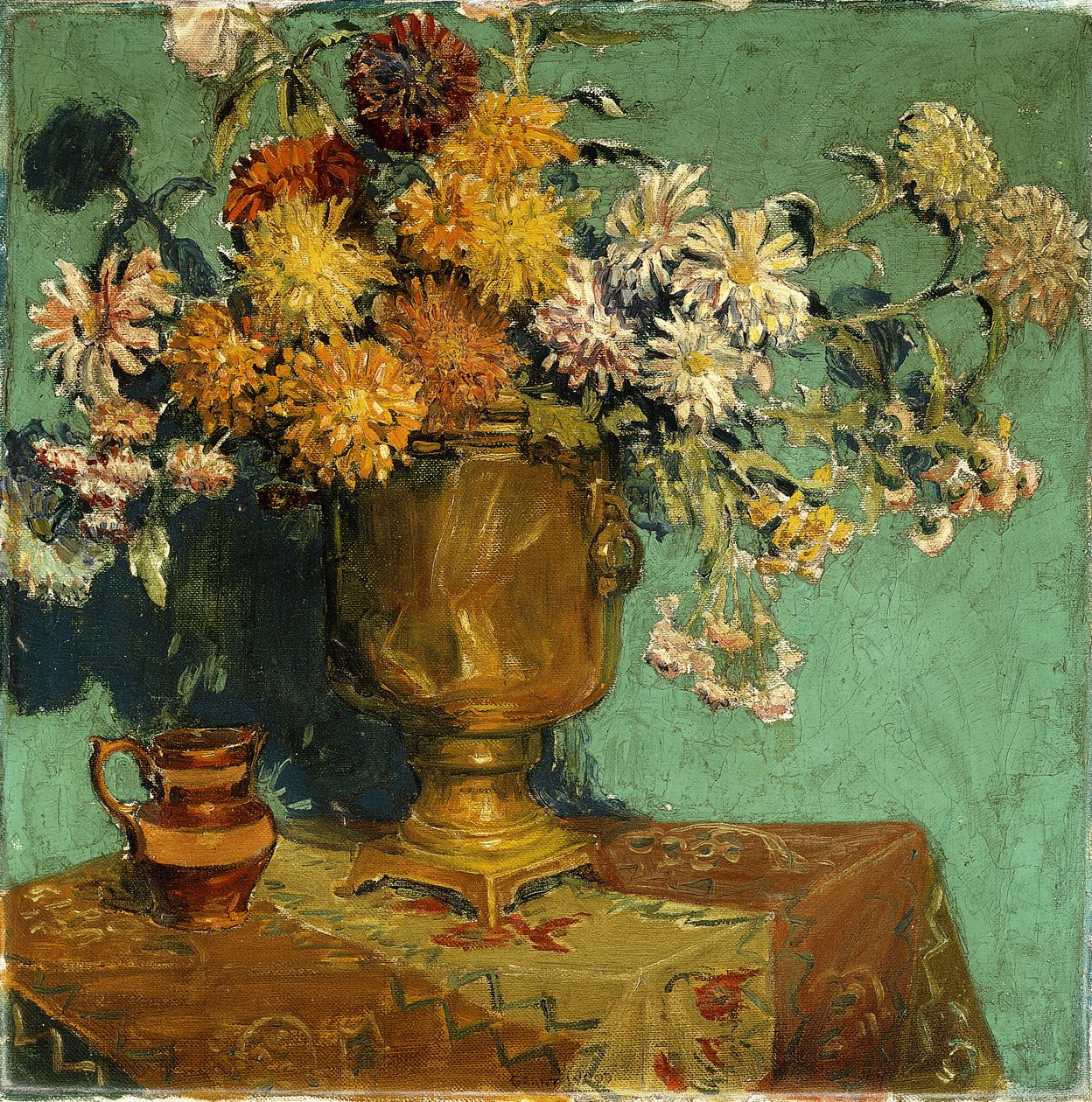 Blommor för Alice, 1928 av Grant Wood