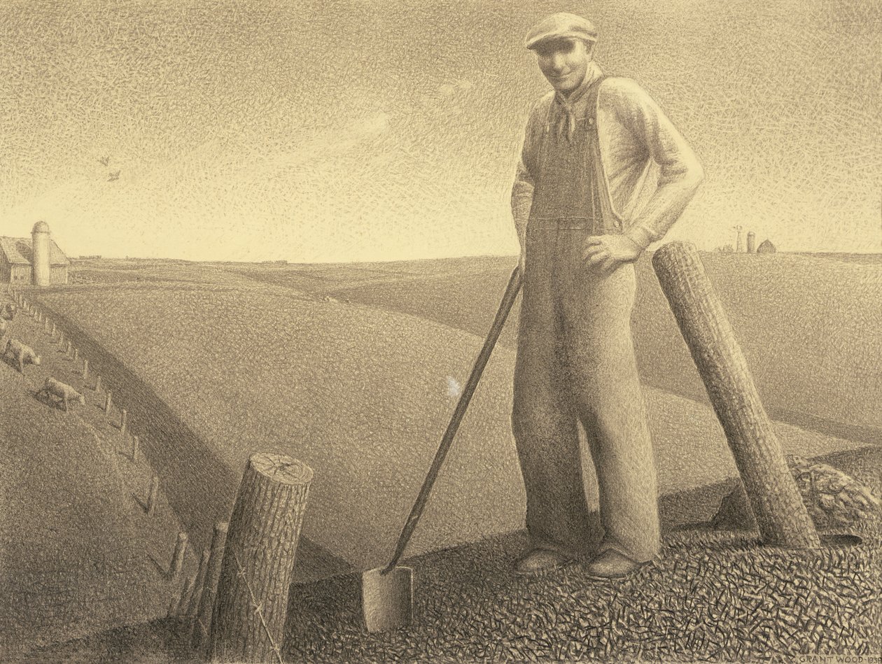 Under våren av Grant Wood