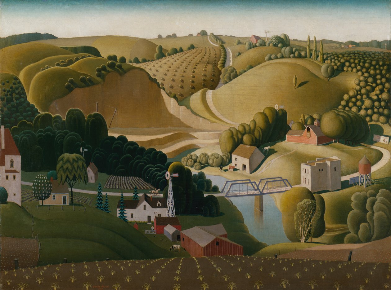 Stone City, Iowa av Grant Wood
