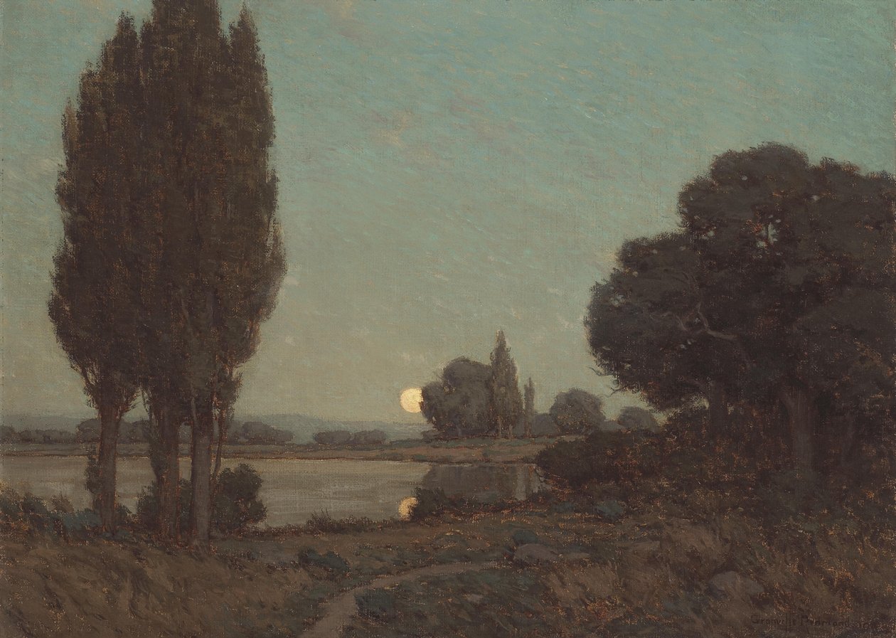 Månsken reflektioner av Granville Redmond