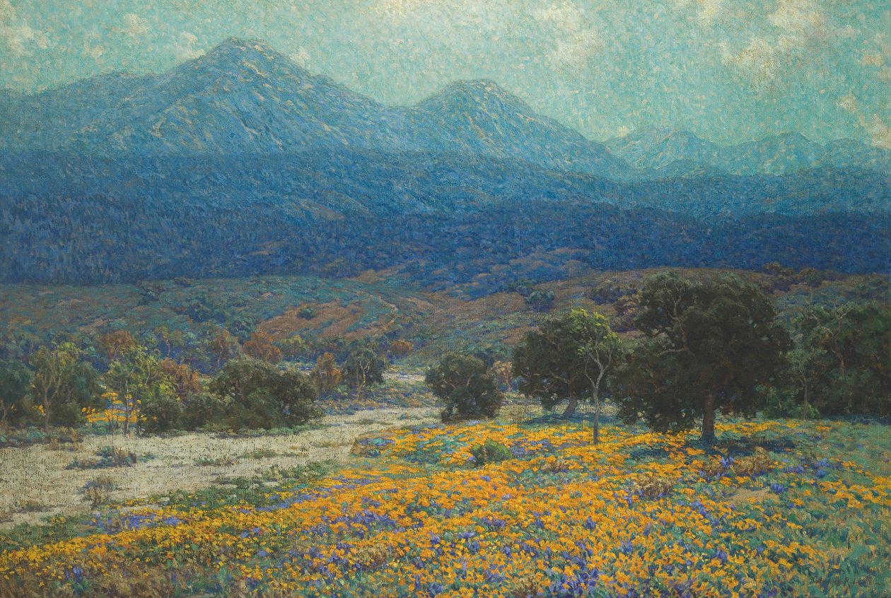California Poppy Field, ca 1926 av Granville Redmond