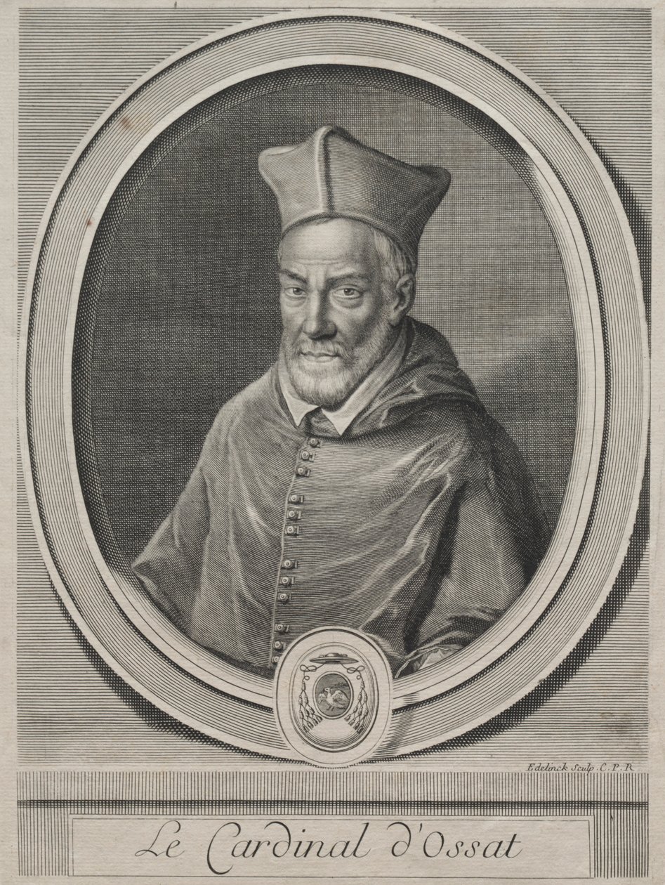 Kardinal Arnaud dOssat. av Gérard Edelinck