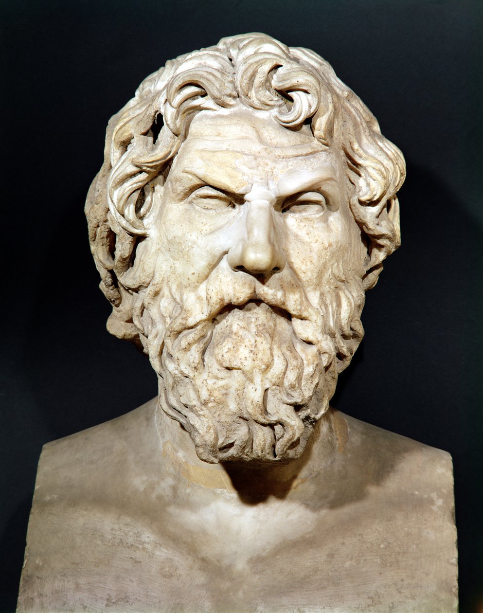 Byst av Antisthenes (c.440-c.371 f.Kr.) av Greek