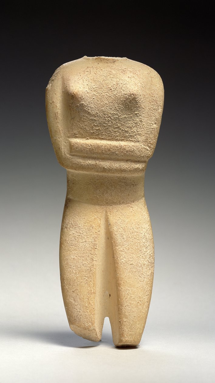 Kykladisk figur, Spedos, ca 2700-2500 f.Kr. (marmor) av Greek