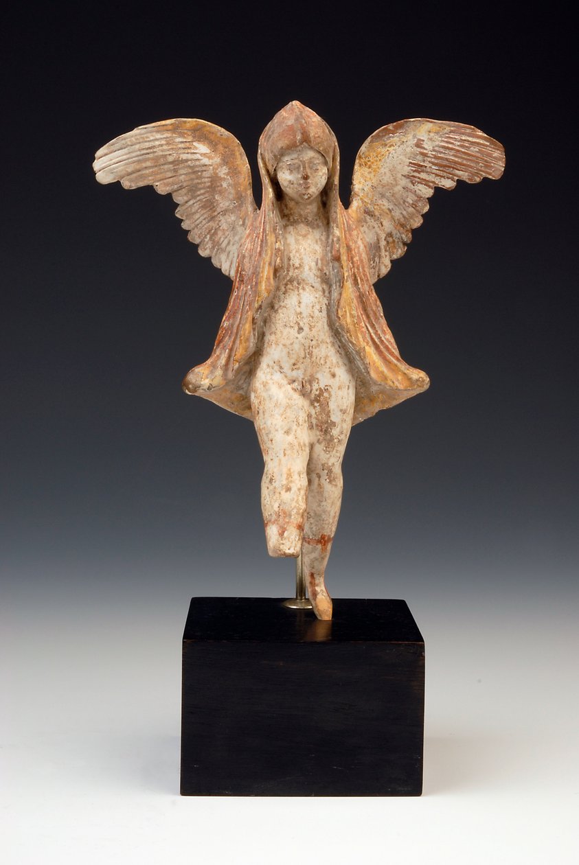 Figur av Eros, 330-323 f.Kr. (terrakotta) av Greek