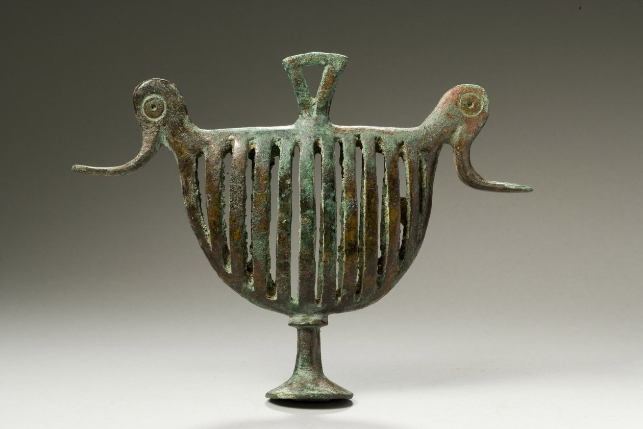 Final, geometrisk period, c.700-700-talet f.Kr. (brons) av Greek