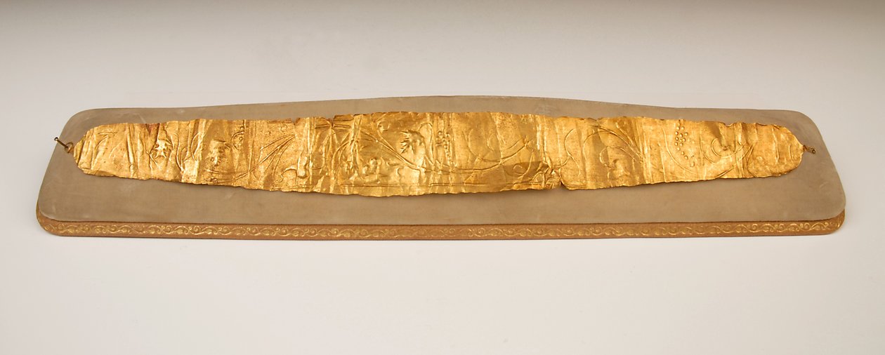 Begravningsdiadem, 330-323 f.Kr. (guld) av Greek