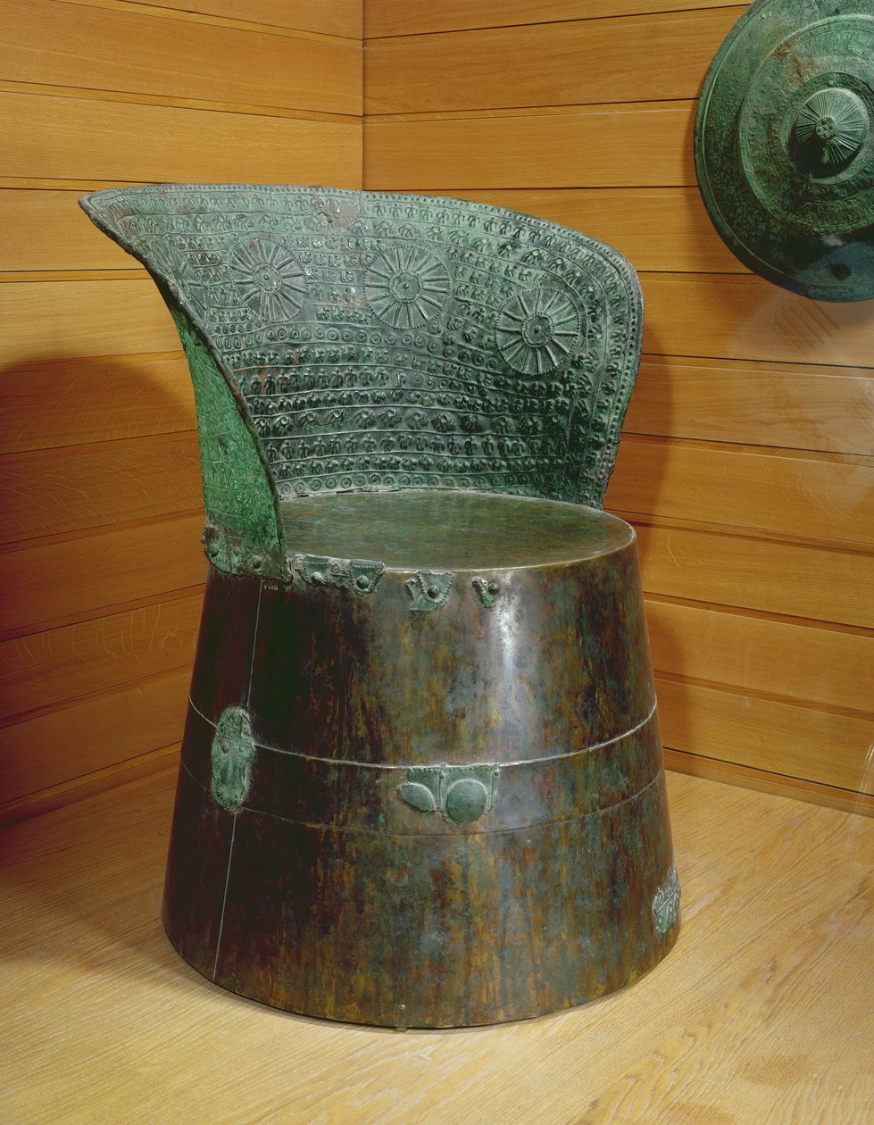Begravningstron, Villanovan-perioden, första hälften av 700-talet f.Kr. (brons) av Greek