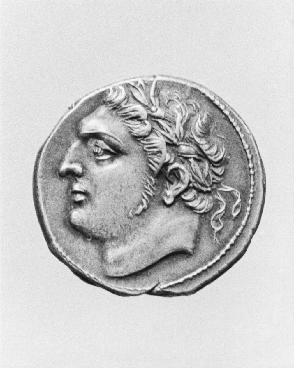 Jugurtha 160-100 f.Kr. kung av Numidia metall bw fotodetalj av 239700 av Greek