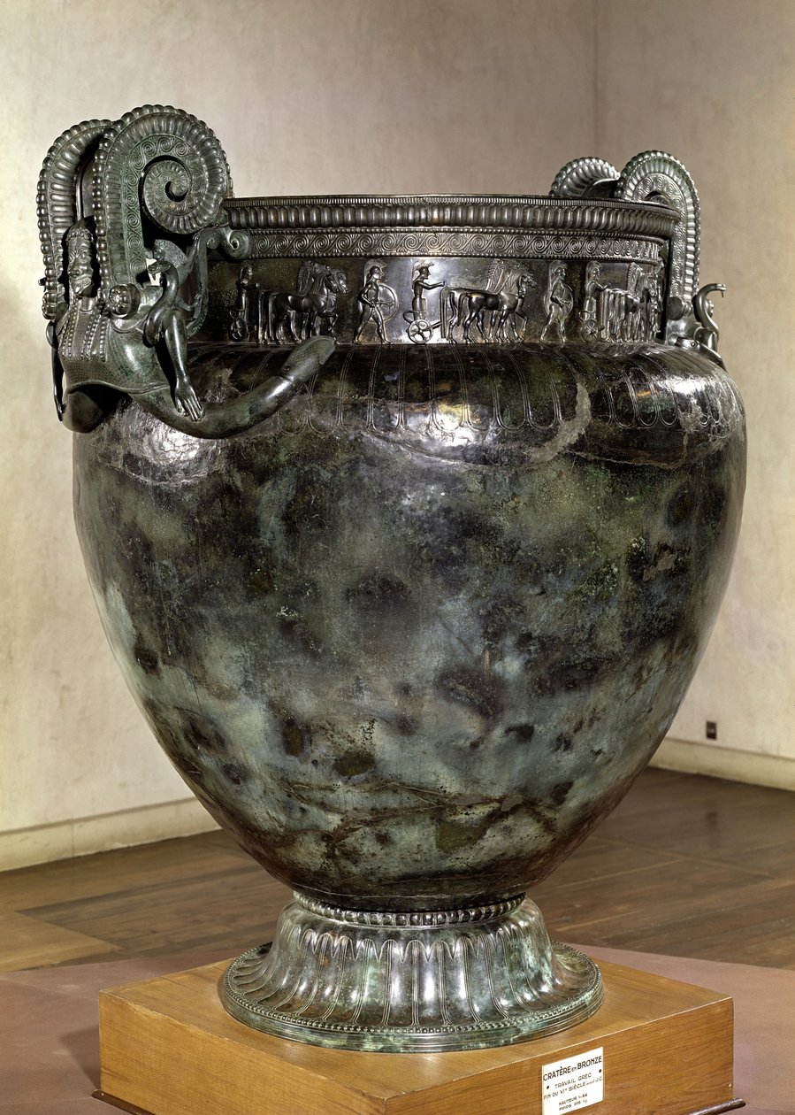 Krater, från graven av en prinsessa av Vix (brons) (se även 173539, 40863 och 175991) av Greek