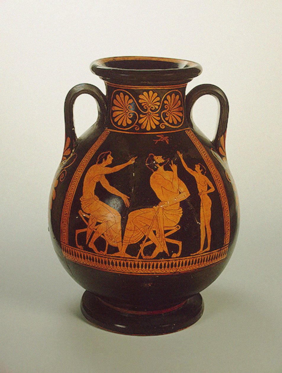 Rödfigur Pelike, ca 510-500 f.Kr. (keramik) av Greek