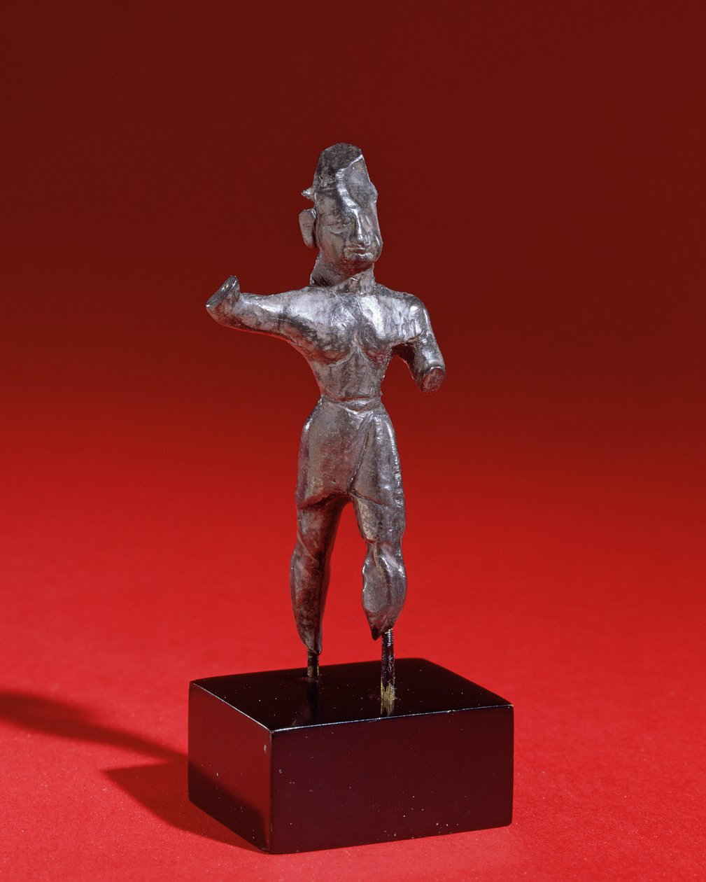 Statyette of a Warrior, Grekland, troligen ca 1600 f.Kr. (silver) av Greek
