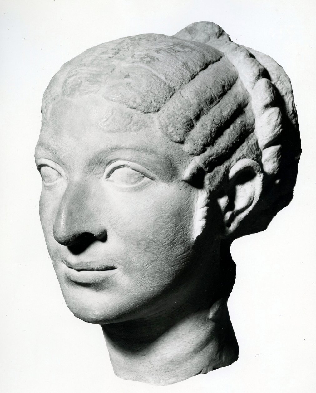 Syrisk kvinna som ibland identifieras som Kleopatra, 1000-talet f.Kr. (skulptur) av Greek