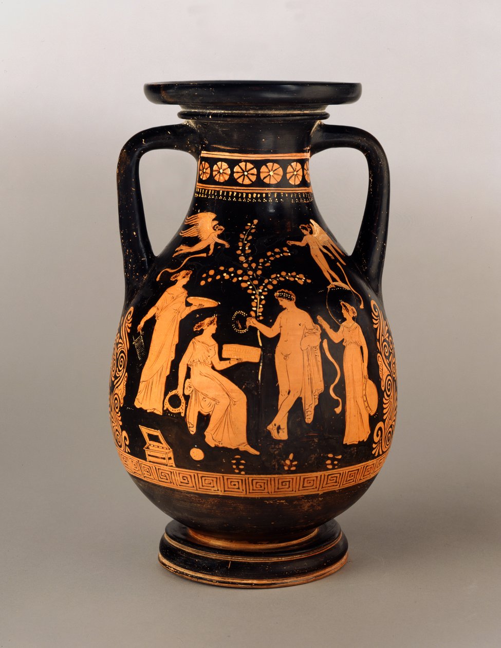 Rödfigur Pelike, c.350 f.Kr. (keramik) av Greek School