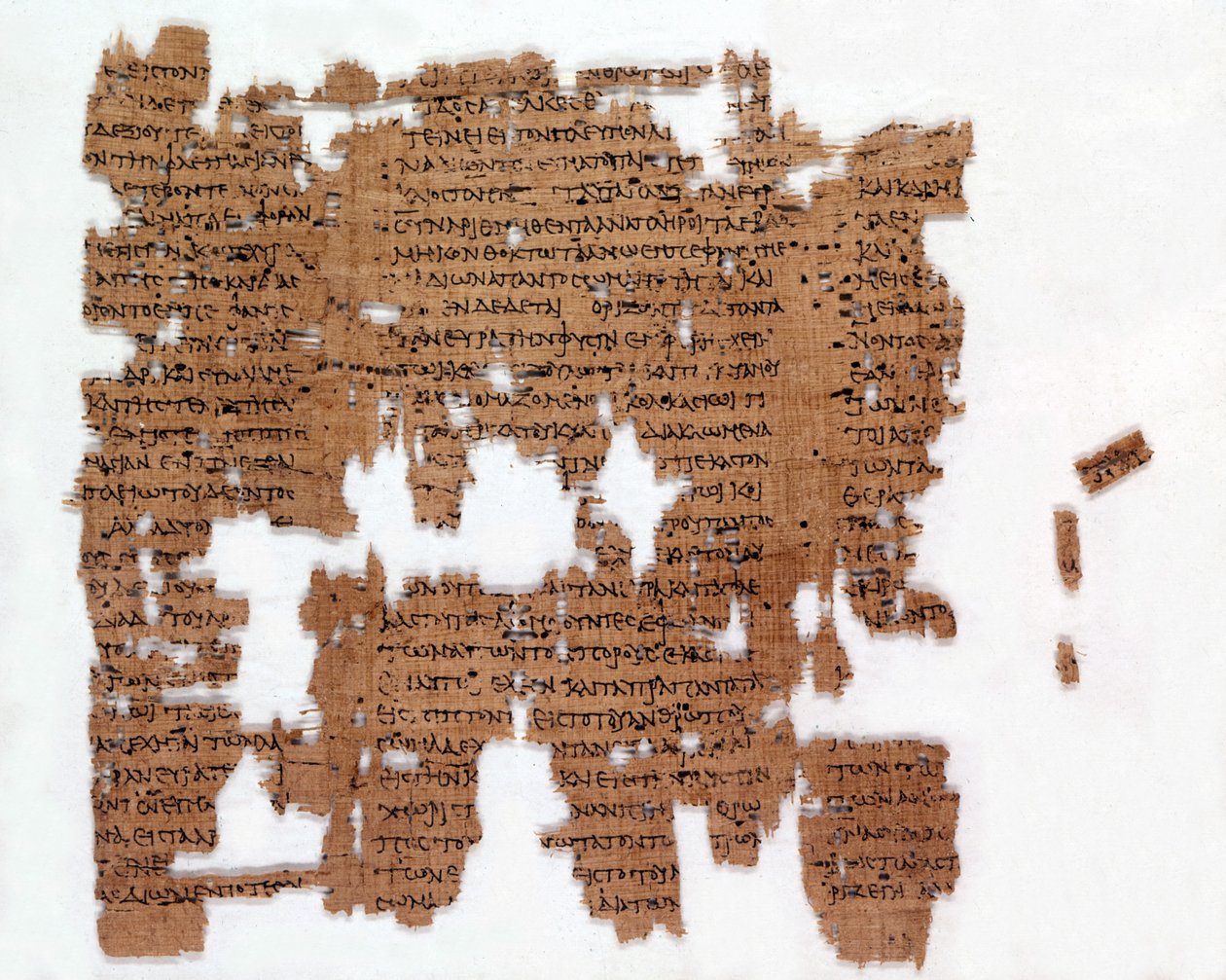 Grekisk vetenskaplig papyrus från 200 e.Kr. av Greek