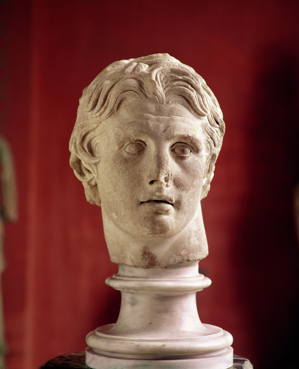 Chef för Alexander den store, hittat i Pergamon (marmor) av Greek