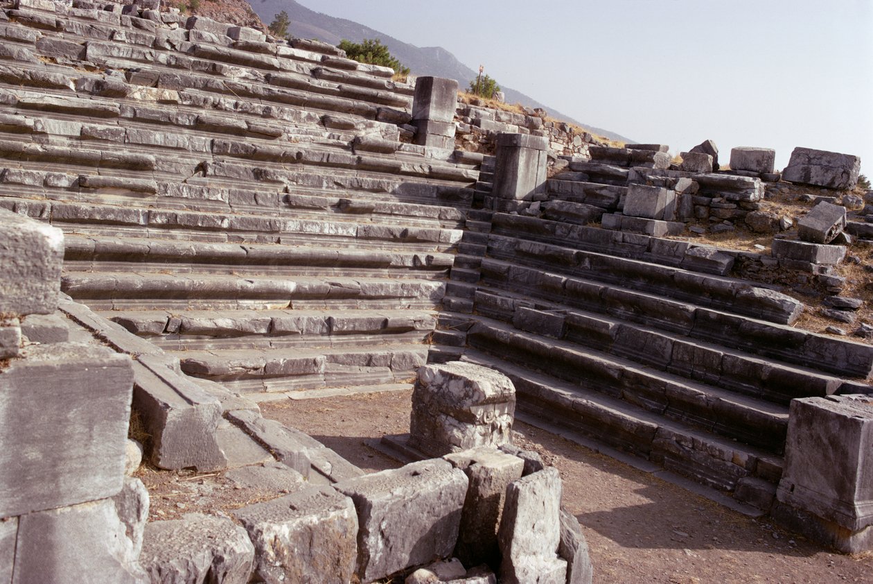 Senatshuset (bouleuterion) av Greek School
