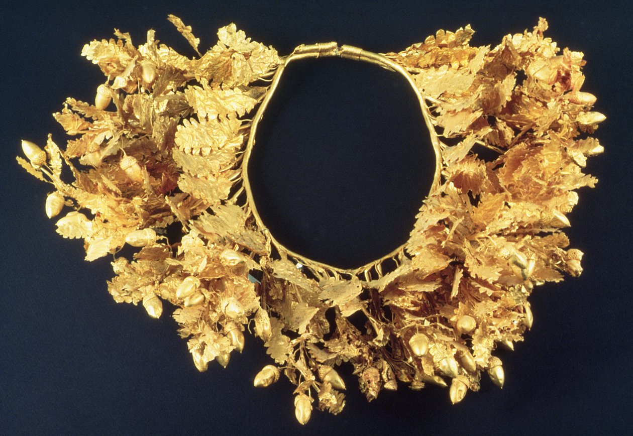 Krans, grekisk, sent 400-talet f.Kr. (guld) av Greek School