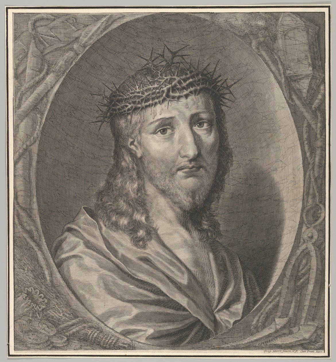 Kristus med törnekronan av Gregoire Huret