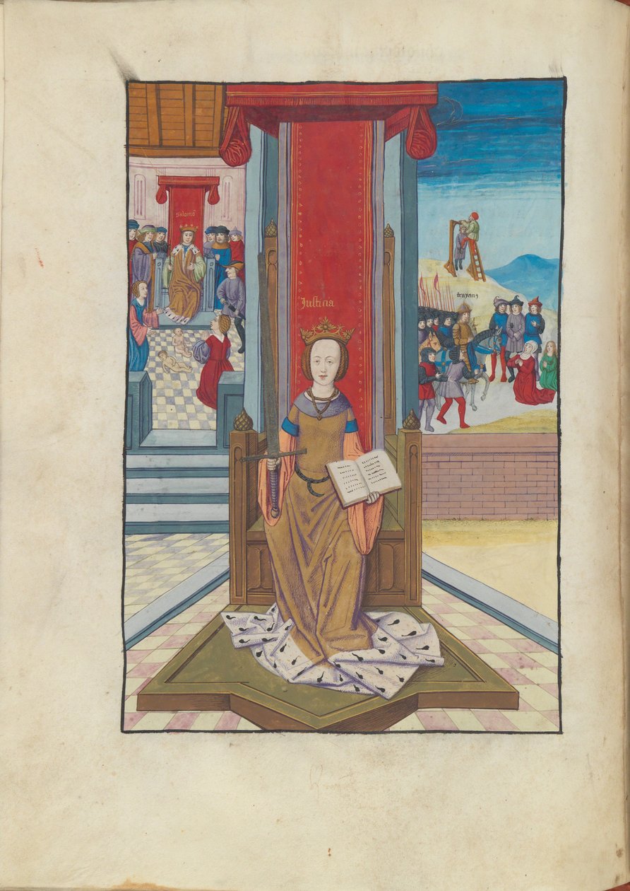 Rättvisa Rättvisa från Margaret Philosophica, 1500-talet. av Gregor, Reisch