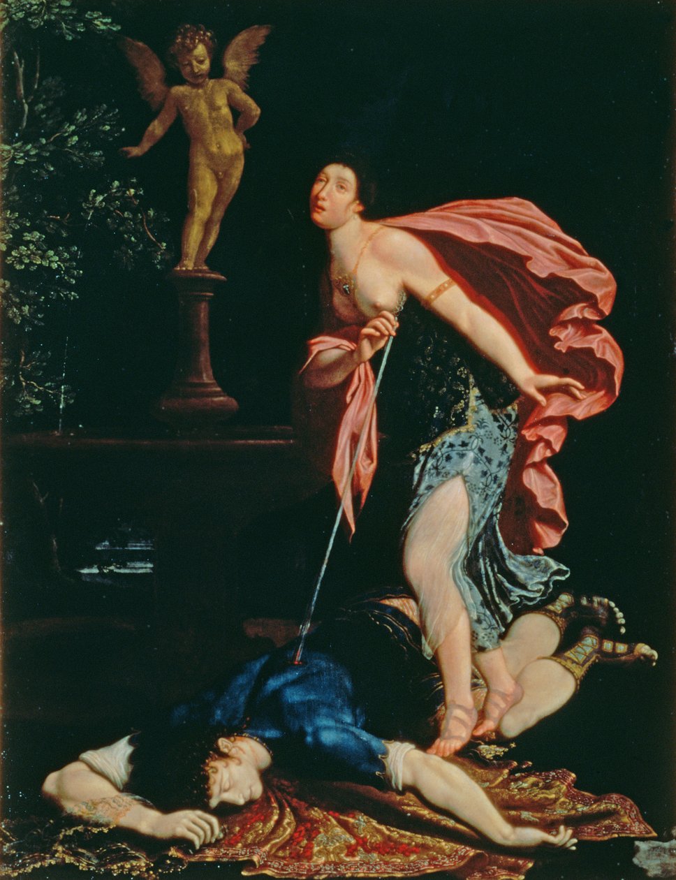 Pyramus och Thisbe | Gregorio Pagani | Konsttryck