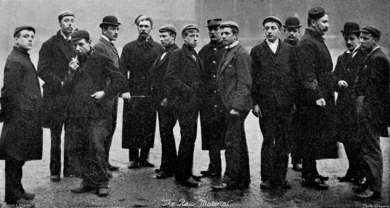 Arméns råa rekryter, 1895 av Gregory and Co