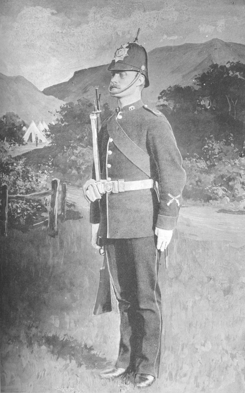Färgsergeant, The Connaught Rangers, c1880 av Gregory and Co