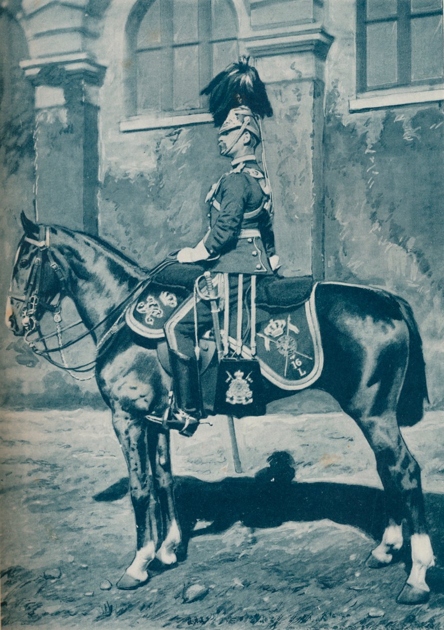 Löjtnant, 16. Lancer, c1880 av Gregory and Co