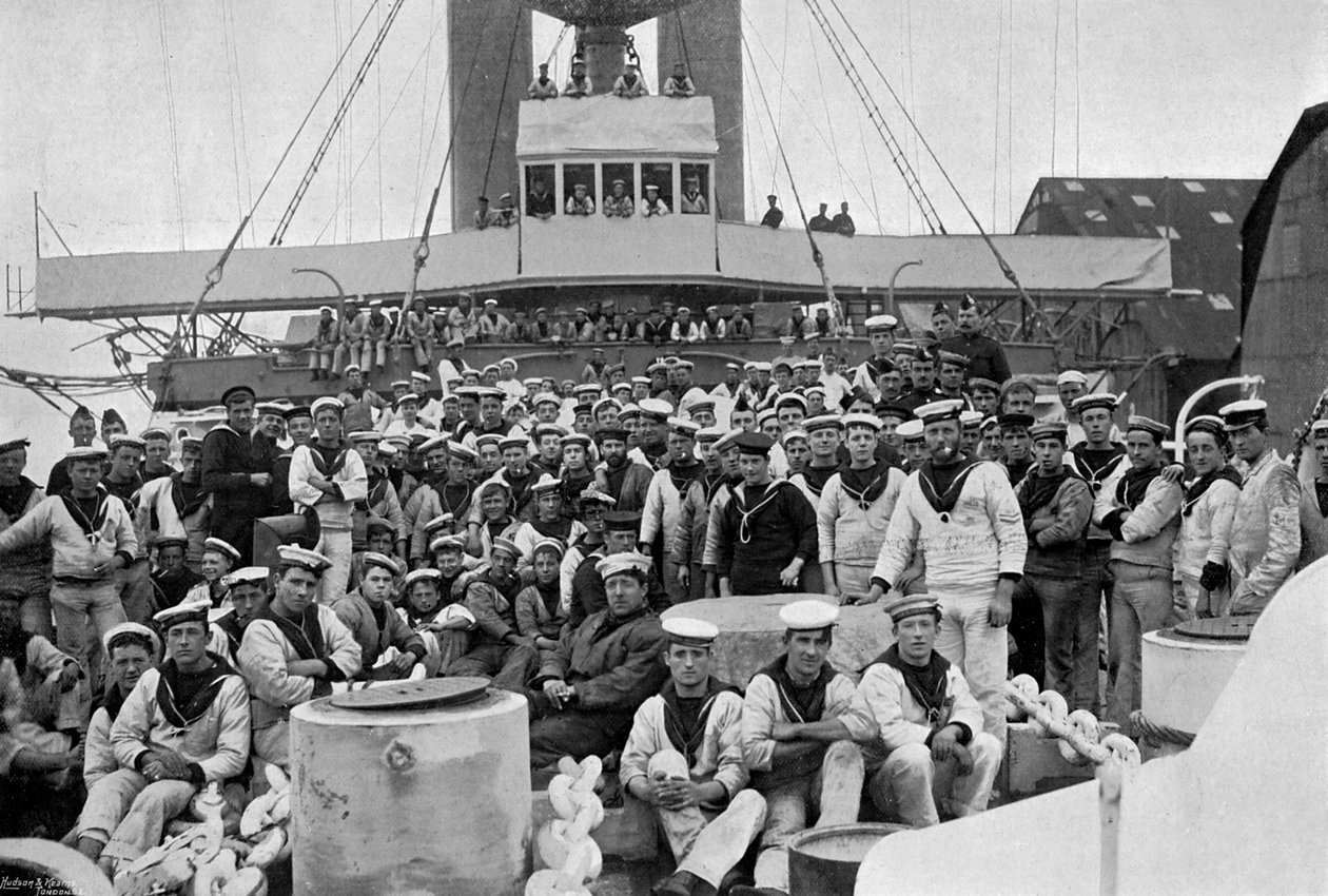 På prognosen för HMS Royal Sovereign, 1895 av Gregory and Co