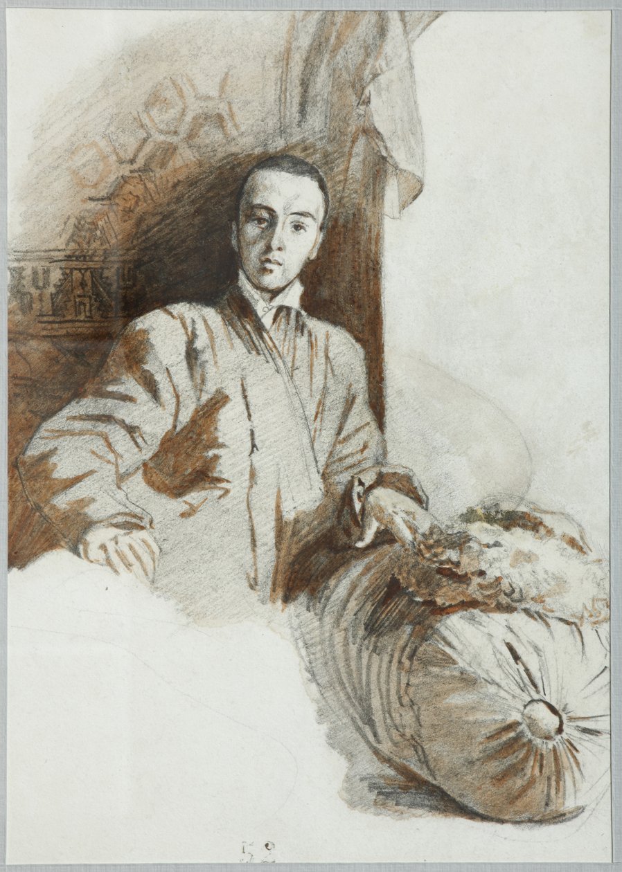 Porträtt av greve Alexander Illarionovich Vasilchikov 1818-1881, 1841 av Grigori Grigorevich Gagarin