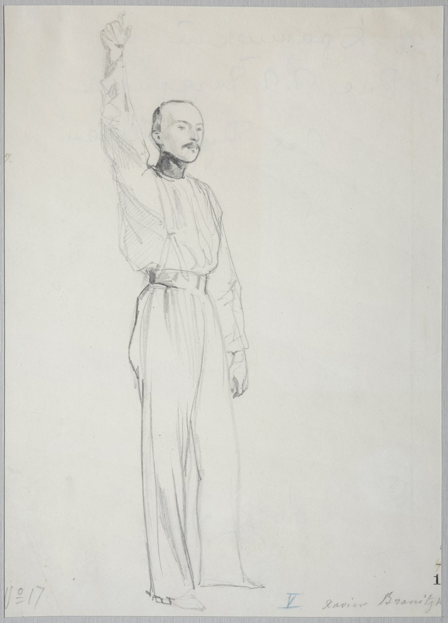 Porträtt av greve Ksawery Korczak-Branicki 1814-1879, ca 1840 av Grigori Grigorevich Gagarin