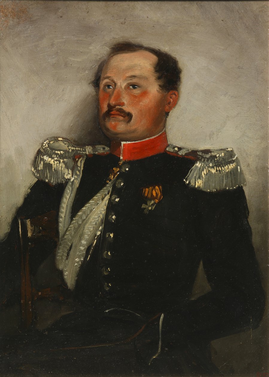 Porträtt av Nikolai Petrovich Kolyubakin 1811-1868, 1849 av Grigori Grigorevich Gagarin
