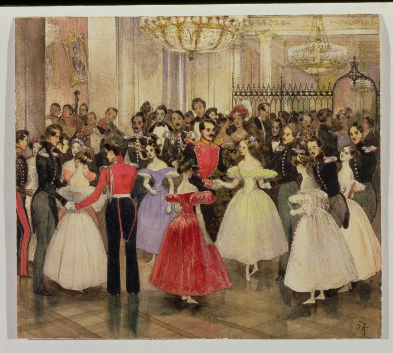 Prinsessan Baryatinskayas bal av Grigori Grigorevich Gagarin