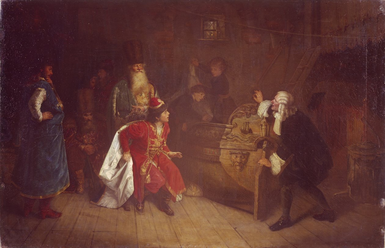 Den ryska flottans farfar, 1871 av Grigori Grigorievich Mjasoedov
