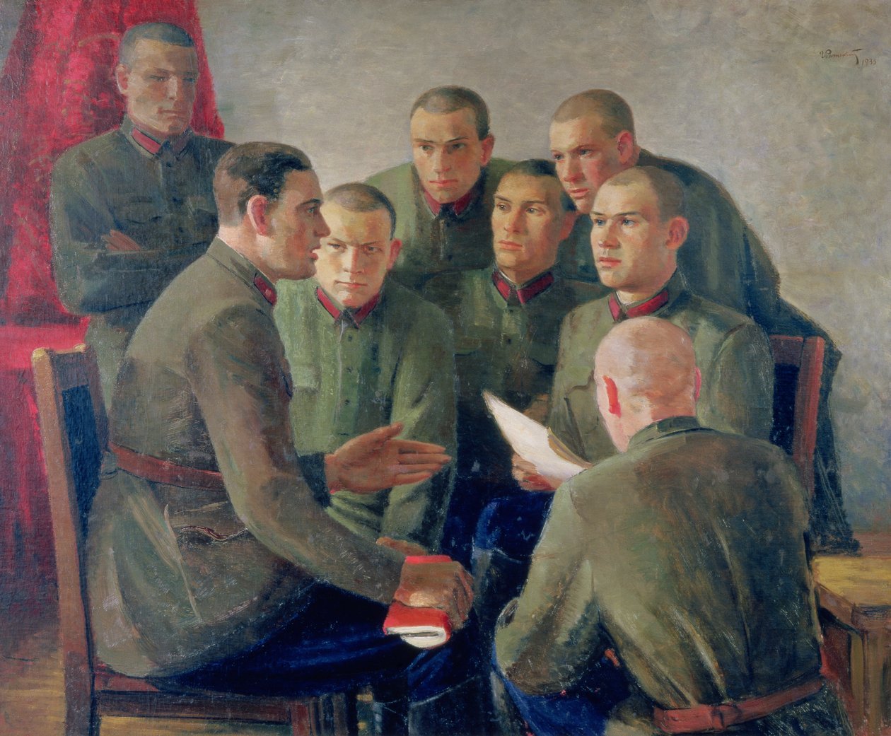 Politiskt samtal av Grigory Grigorievich Ryazhsky