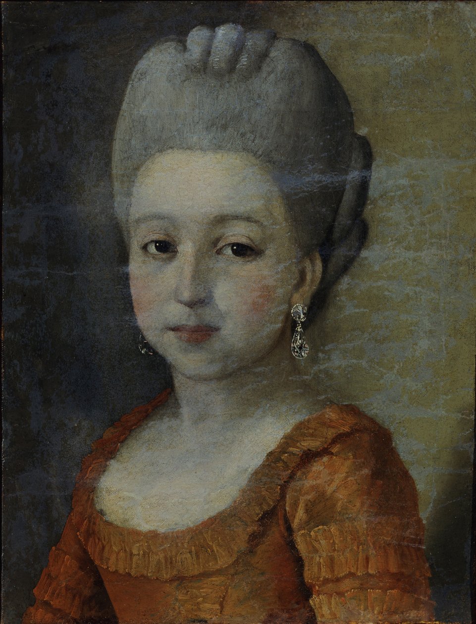 Porträtt av en flicka, 1770-talet av Grigory Ostrovsky