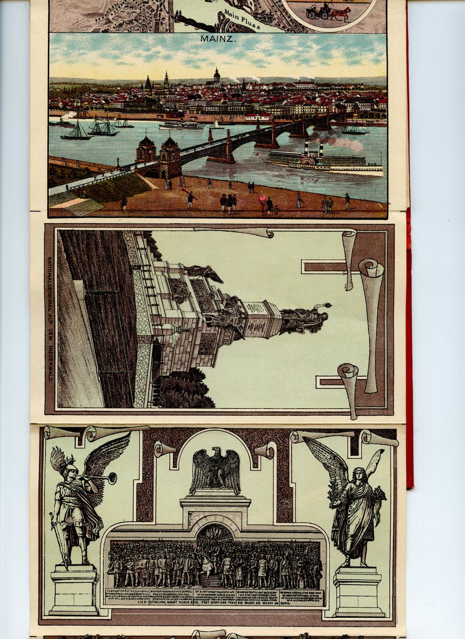 Senaste Rhen-panorama från Mainz-Cöln, (10) av Grossh. S. Hofbuchbinderei u. Albumfabrik Eisenach Photo.Lithogr. v. Wilh.Schülz
