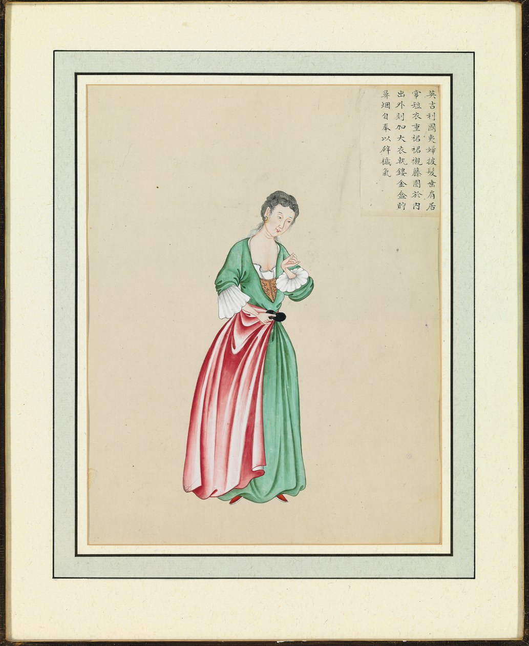 Porträtt av en utlänning, c.1765 av Guanpeng Ding
