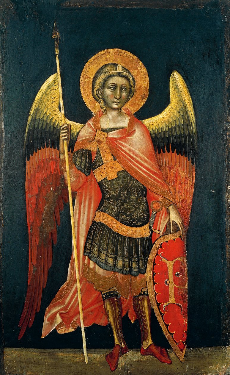 Ängel av Guariento (aktiv 1338-1367 eller 1370), tempera på panel, cirka 1354 av Guariento di Arpo