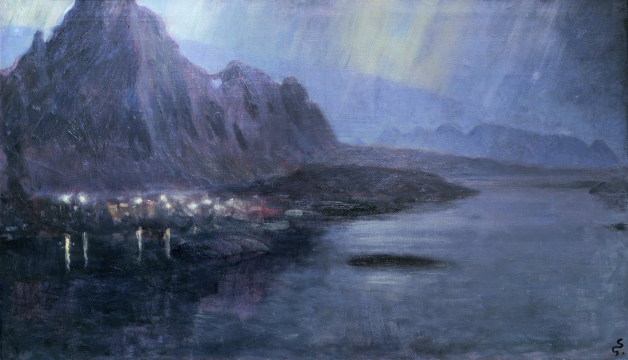 från Svolvær av Gudmund Stenersen