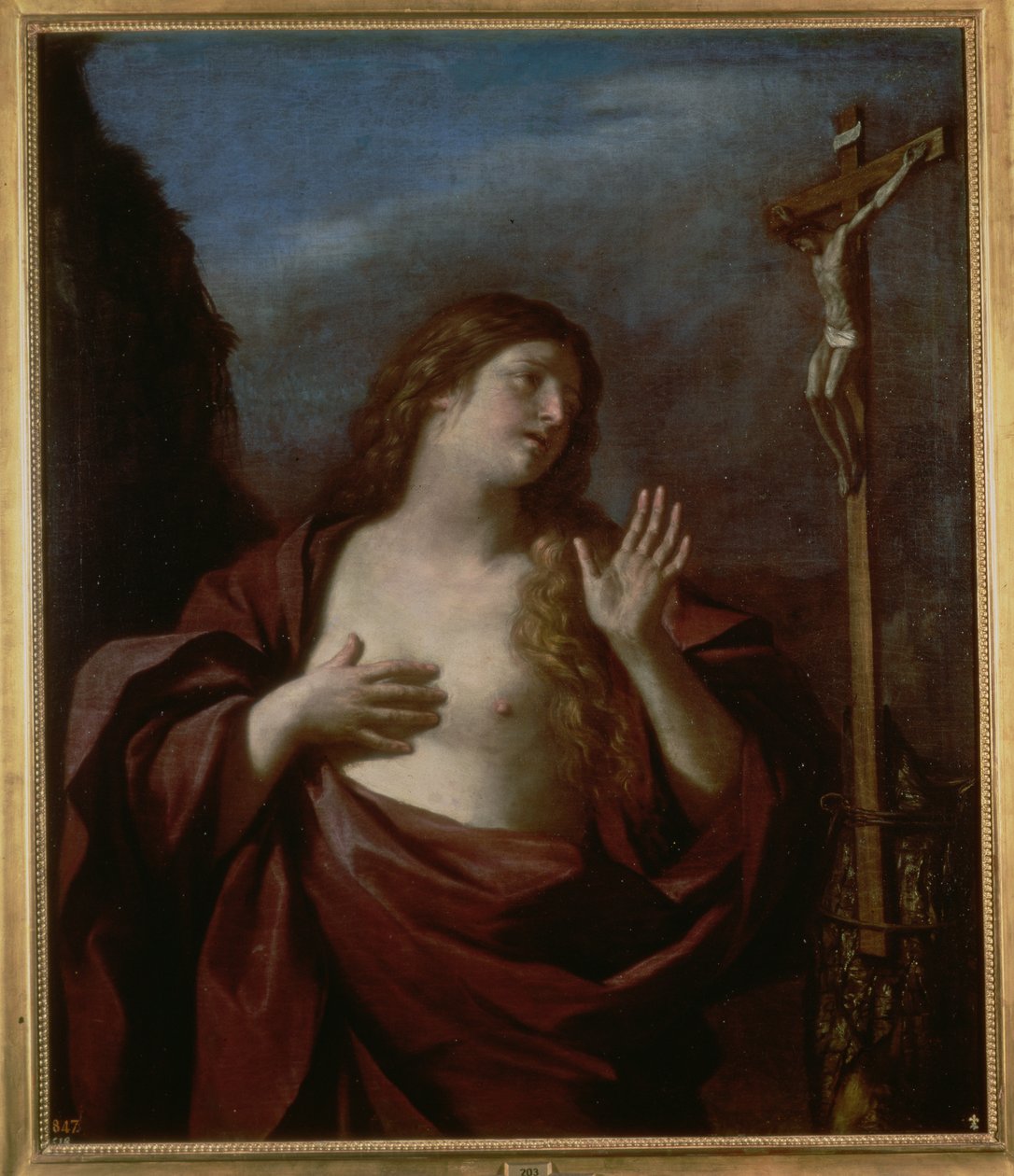 Maria Magdalena i botgörelsen av Giovanni Francesco Barbieri