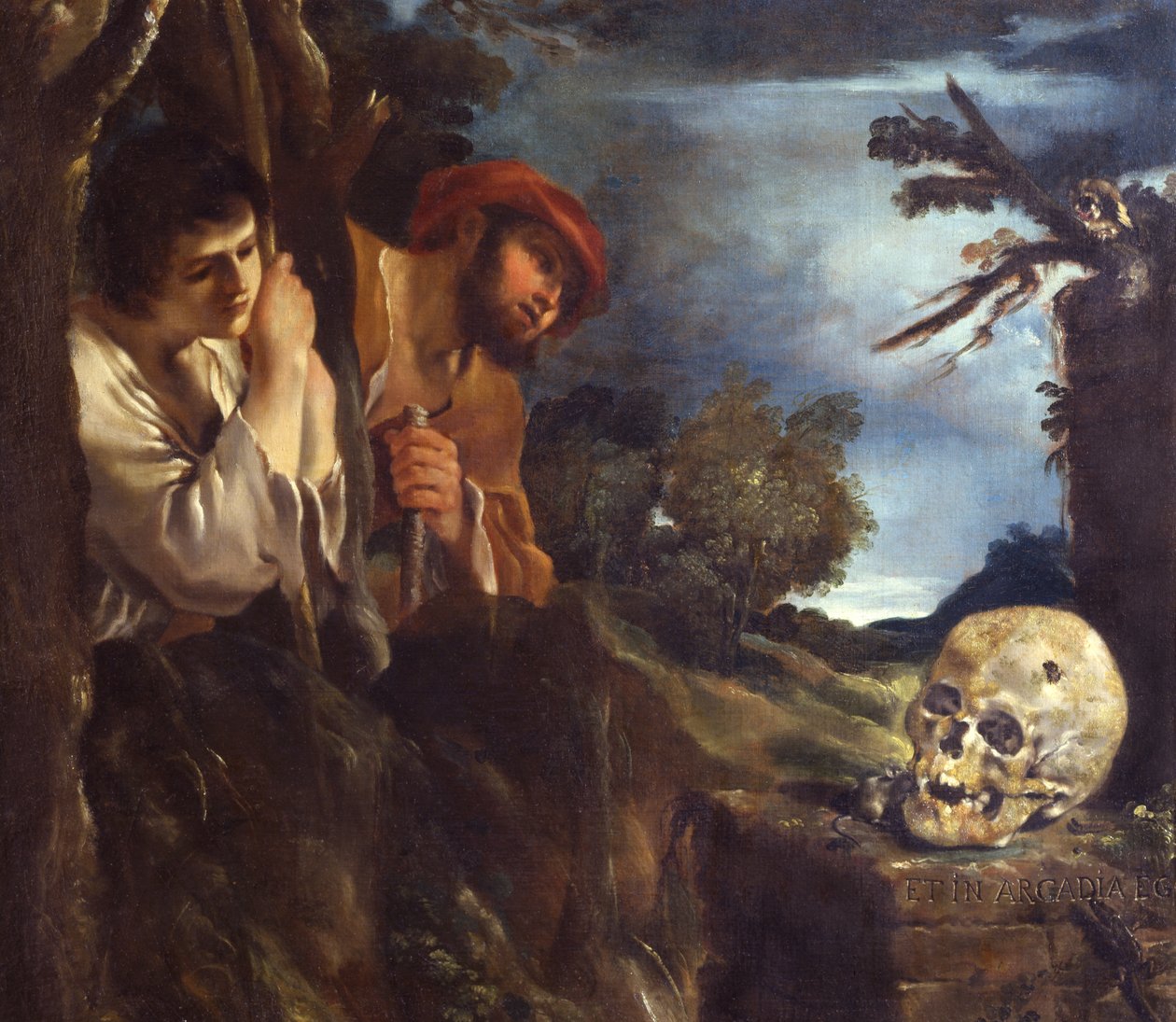 Shepherd of Arcadia, ca 1618-22 av Giovanni Francesco Barbieri