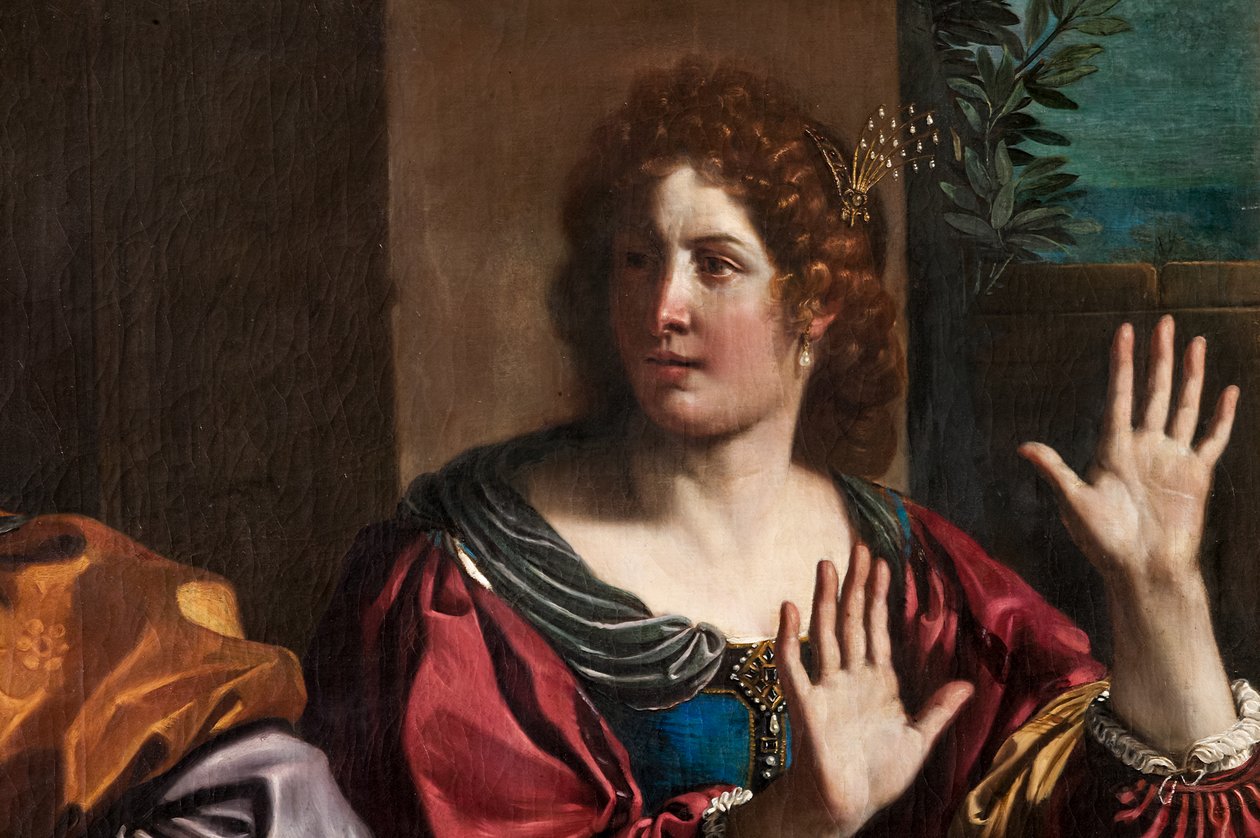 Amnon och Tamar, detalj av 2384639 av Guercino