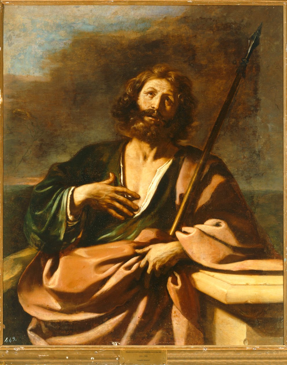 Saint Thomas. 10014660 ... av Guercino (1591-1666)