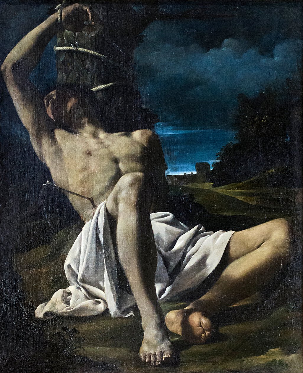 San Sebastiano, ca 1619 (olja på duk) av Guercino (1591 1666)