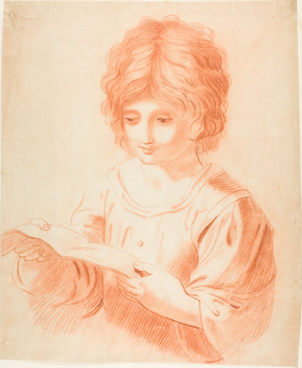 Pojke som läser av Guercino